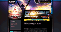 Desktop Screenshot of abundantlifewillis.org